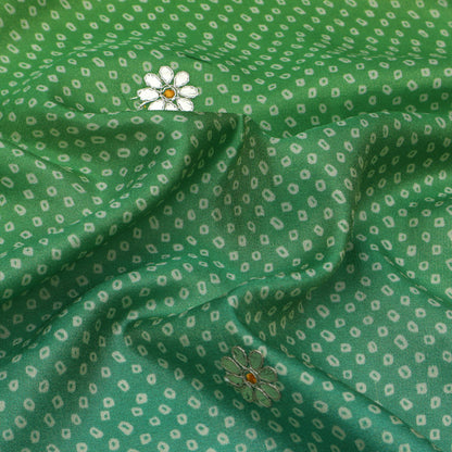 Shaded Tissue Border Embroidery Fabric