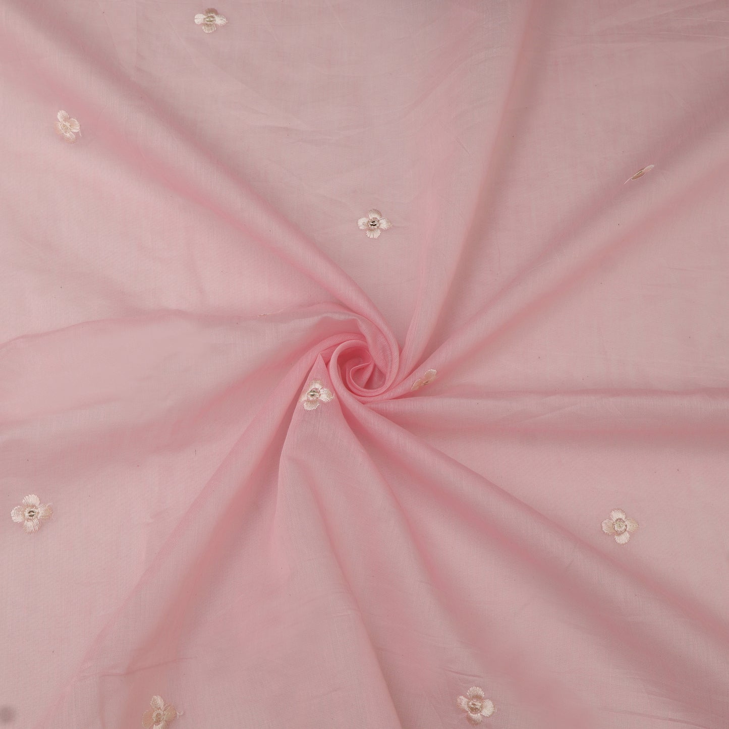 Mul Chanderi Embroidery Fabric