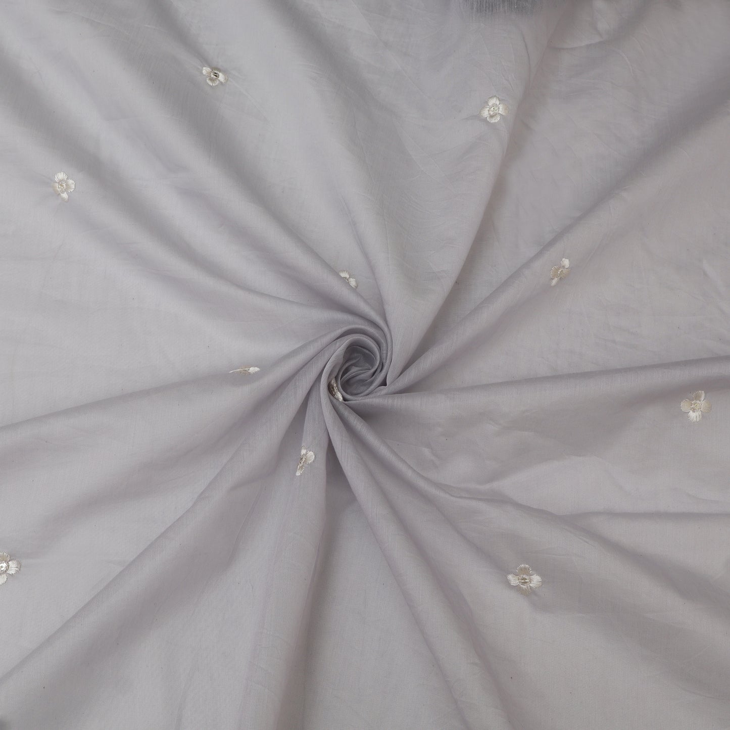 Mul Chanderi Embroidery Fabric