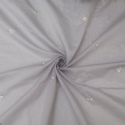 Mul Chanderi Embroidery Fabric