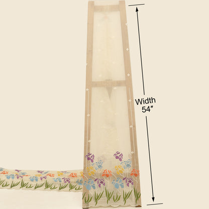 Mul Chanderi Embroidery Fabric