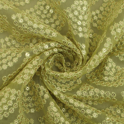 Organza Embroidery Fabric