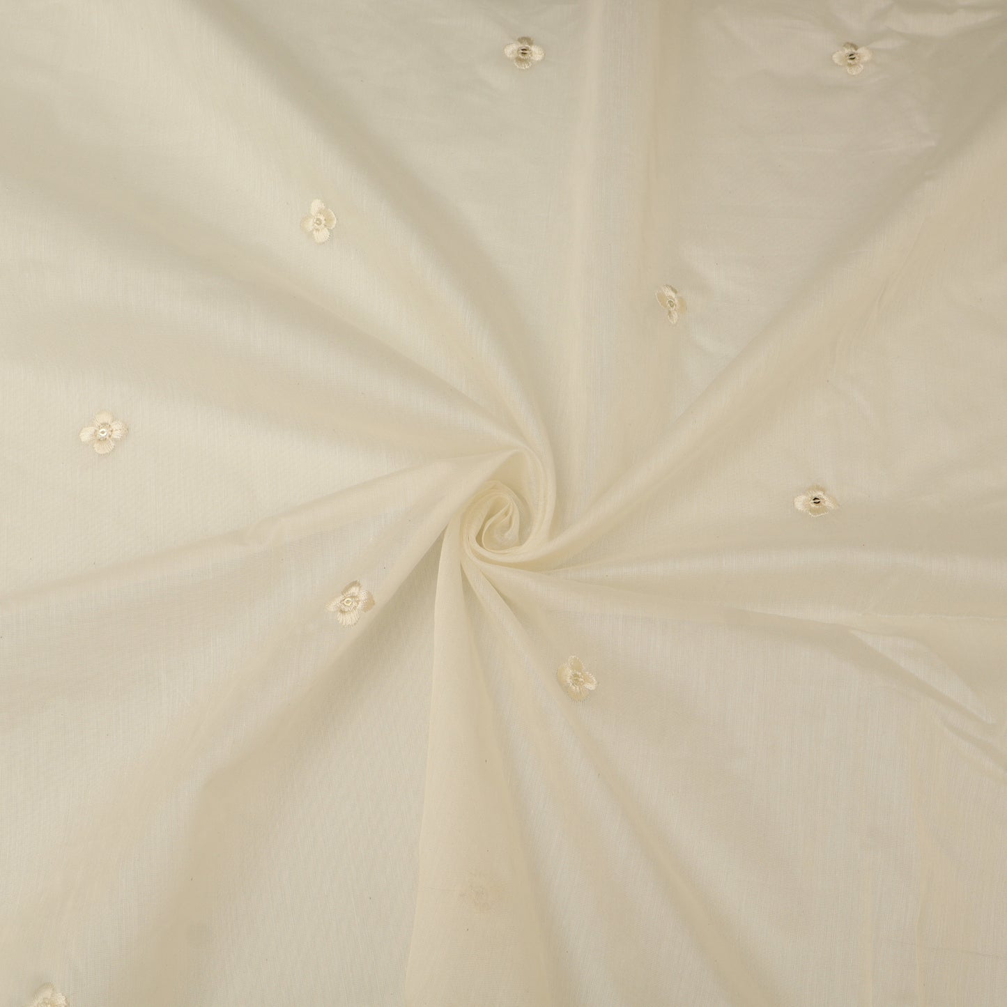 Mul Chanderi Embroidery Fabric