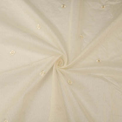 Mul Chanderi Embroidery Fabric