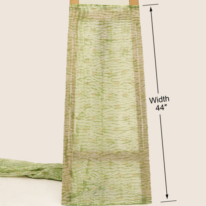 Crush Chanderi Print Booti Fabric