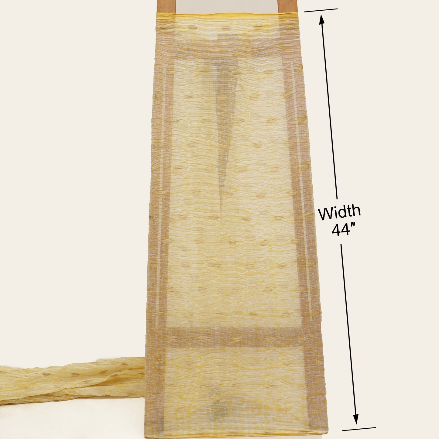 Crush Chanderi Print Booti Fabric