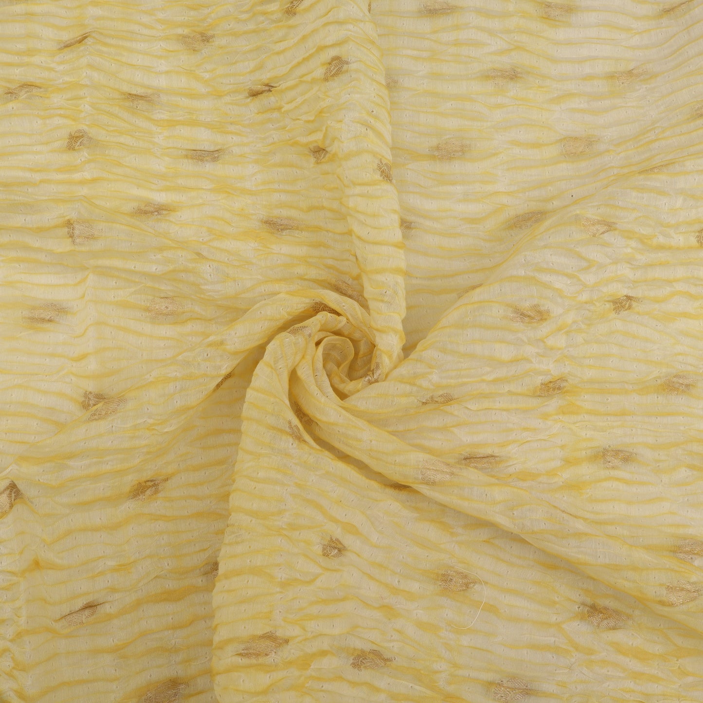 Crush Chanderi Print Booti Fabric