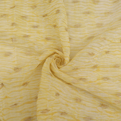 Crush Chanderi Print Booti Fabric