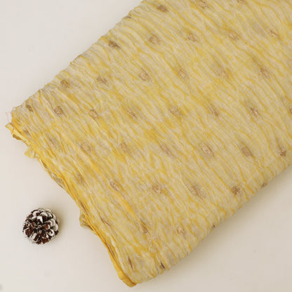 Crush Chanderi Print Booti Fabric