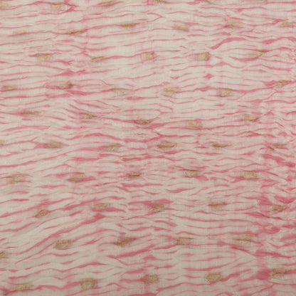 Crush Chanderi Print Booti Fabric