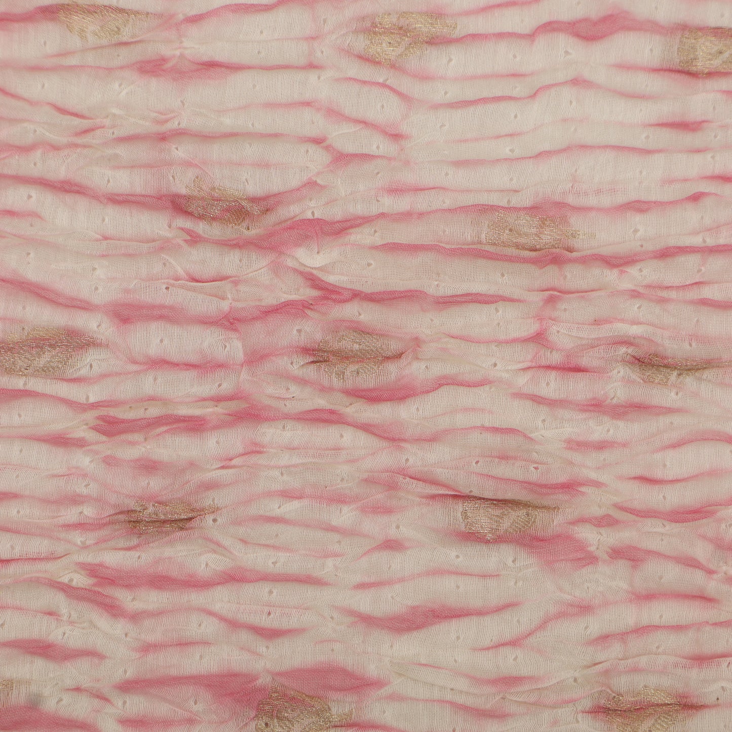 Crush Chanderi Print Booti Fabric