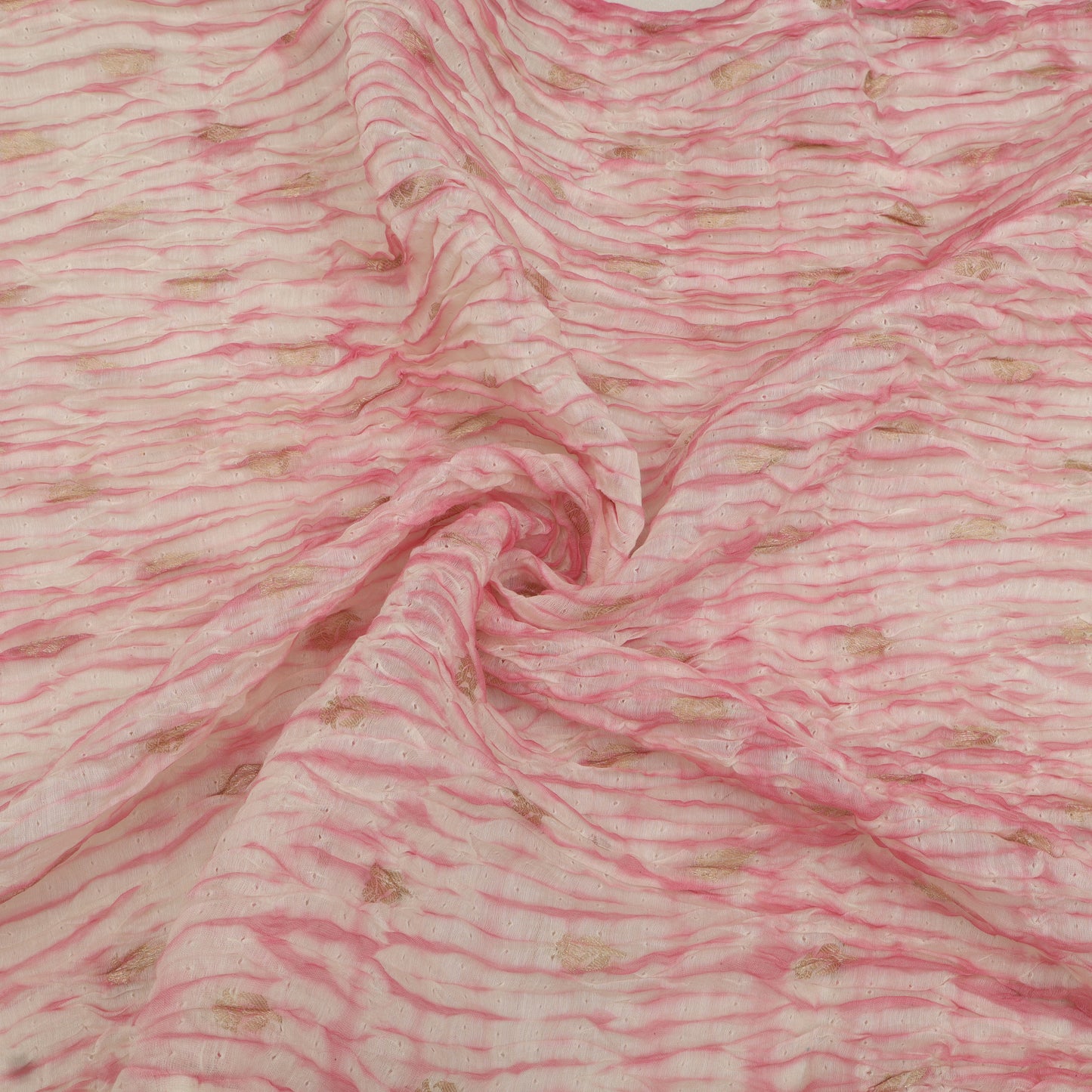 Crush Chanderi Print Booti Fabric