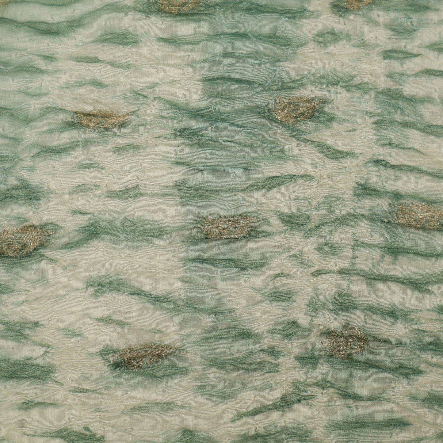 Crush Chanderi Print Booti Fabric