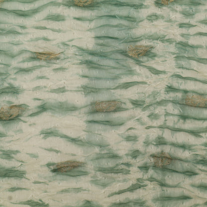 Crush Chanderi Print Booti Fabric