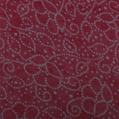 Pink Color Tissue Digital Print Fabric