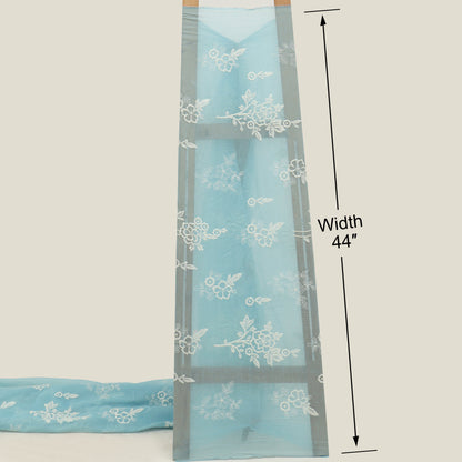 Mul Chanderi Embroidery Fabric