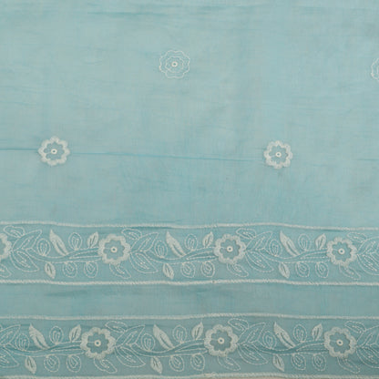 Mul Chanderi Embroidery Fabric