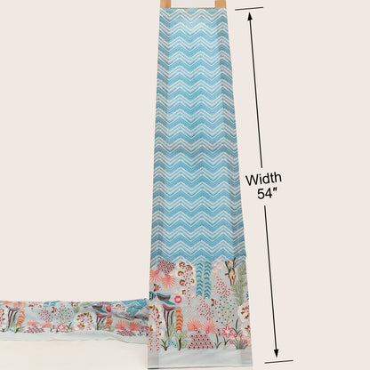 Cotton Print Embroidery Fabric