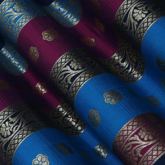 Multi-Color Brocade Fabric