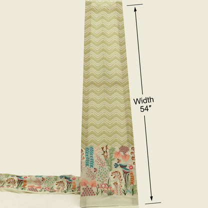 Cotton Print Embroidery Fabric