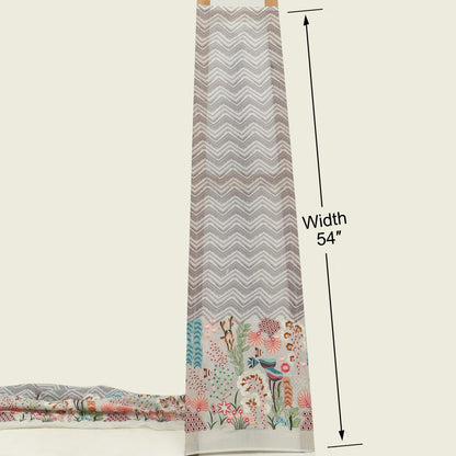 Cotton Print Embroidery Fabric