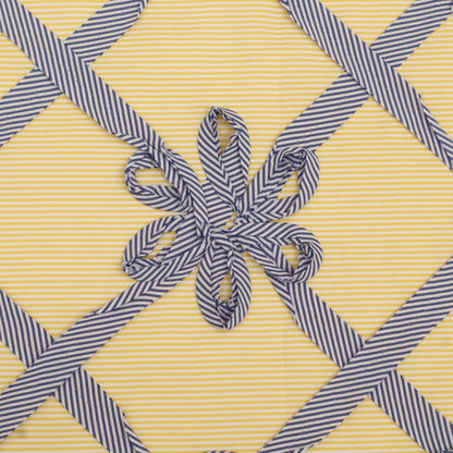Crepe Stripe Embroidery Fabric