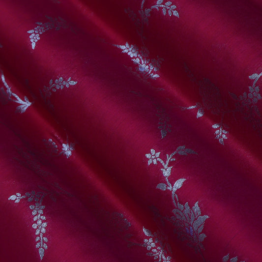 Magenta Color Brocade
