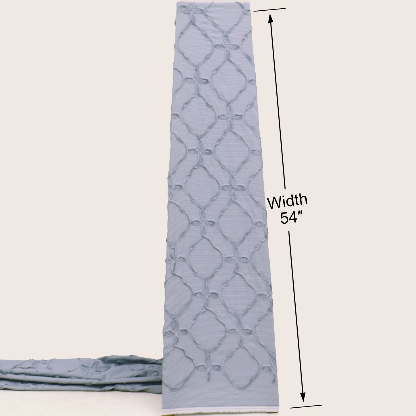 Crepe Stripe Embroidery Fabric