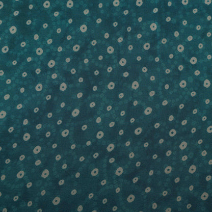 Rama Green Color Tissue Digital Print Fabric