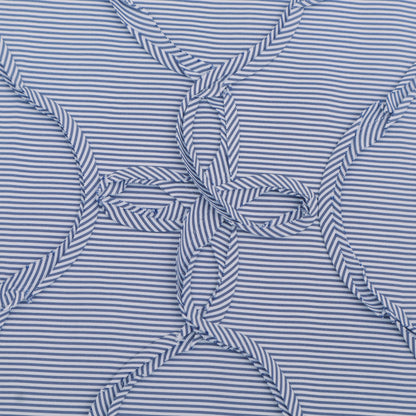 Crepe Stripe Embroidery Fabric