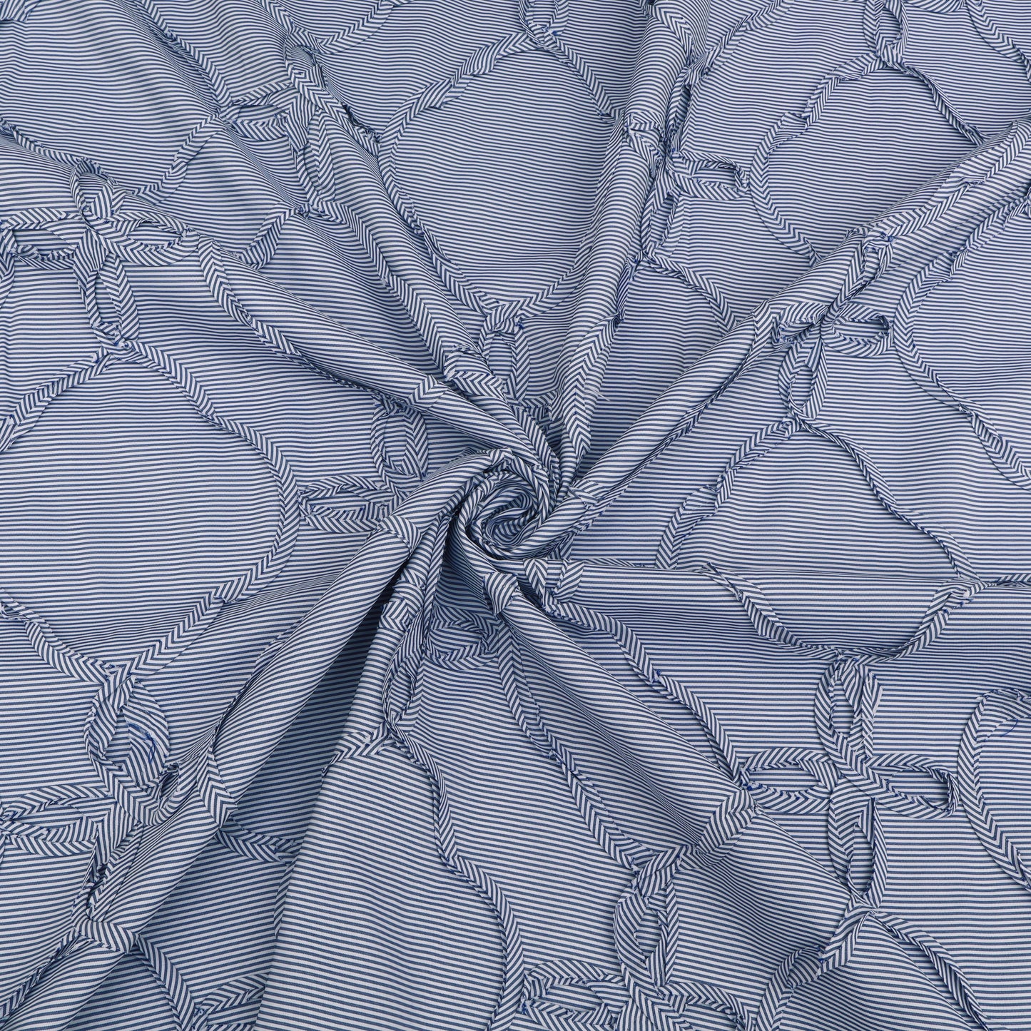 Crepe Stripe Embroidery Fabric