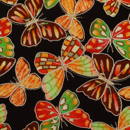 Crepe Embroidery Fabric