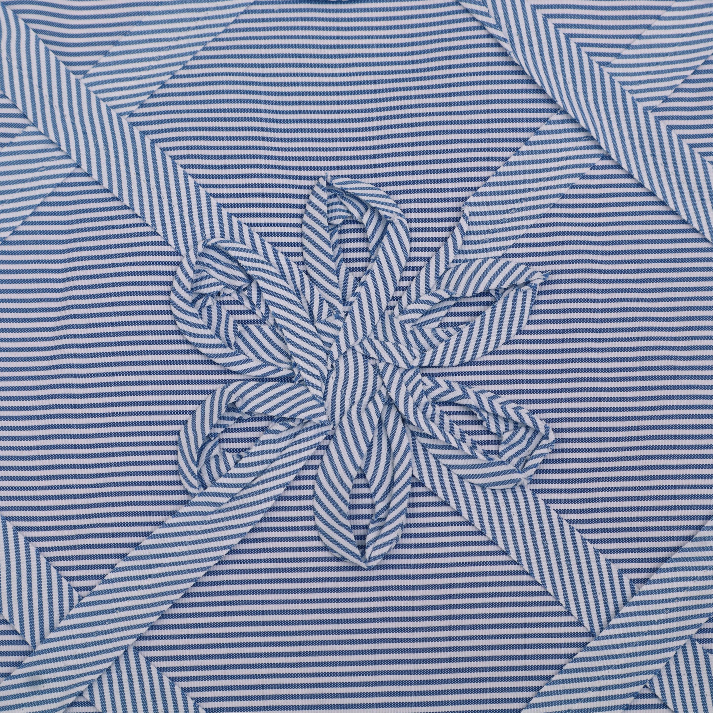 Crepe Stripe Embroidery Fabric