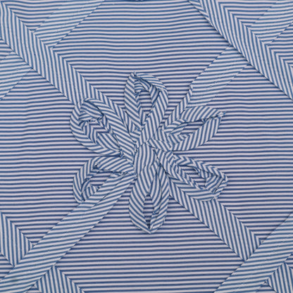 Crepe Stripe Embroidery Fabric