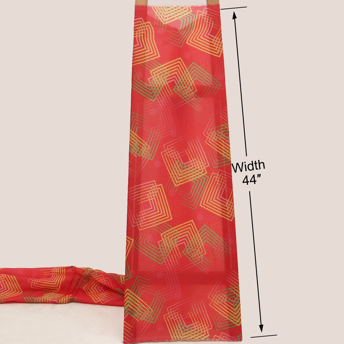 Mul Chanderi Print Fabric