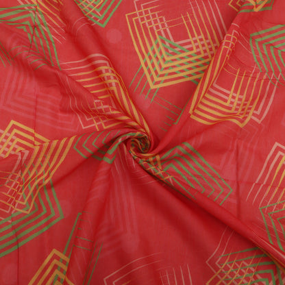 Mul Chanderi Print Fabric