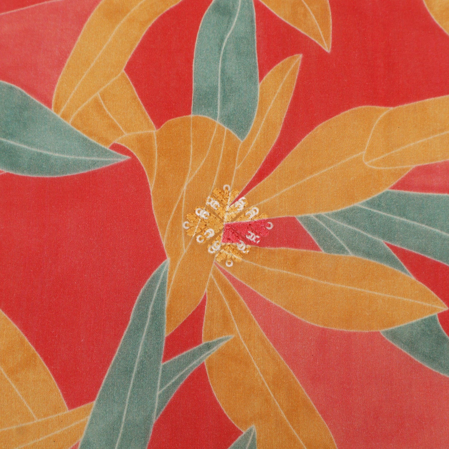 Mul Chanderi Print Fabric