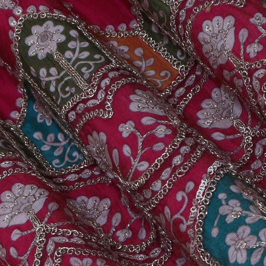 Rani Color Tissue Embroidery Fabric