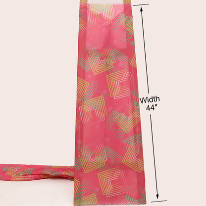 Mul Chanderi Print Fabric