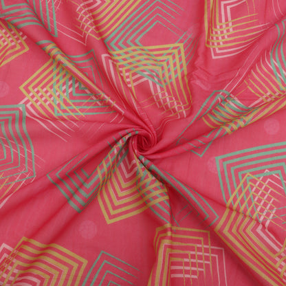 Mul Chanderi Print Fabric
