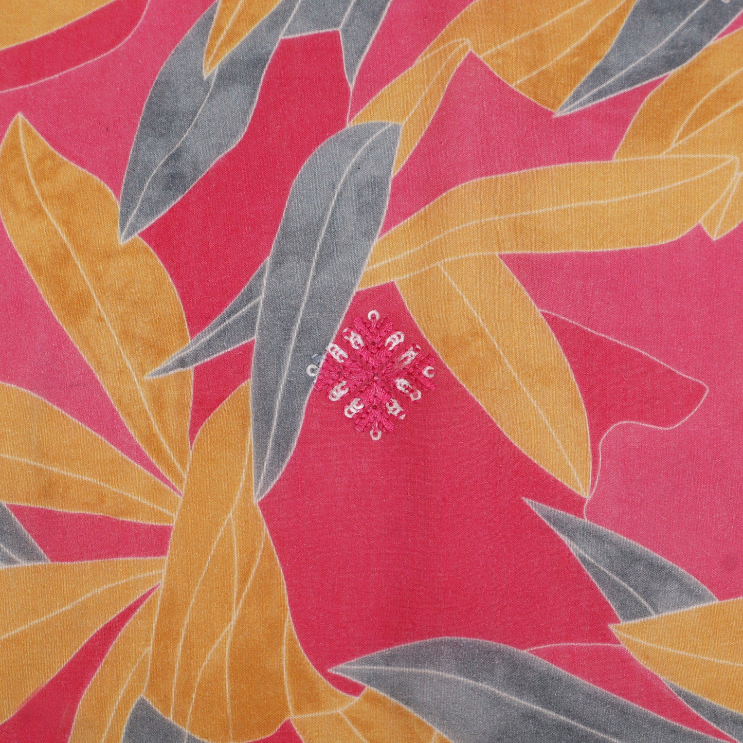 Mul Chanderi Print Fabric