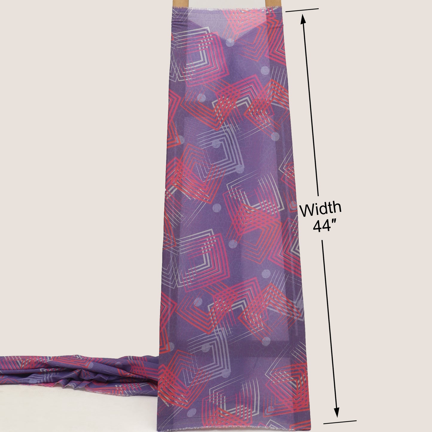 Mul Chanderi Print Fabric