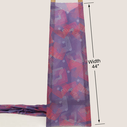 Mul Chanderi Print Fabric