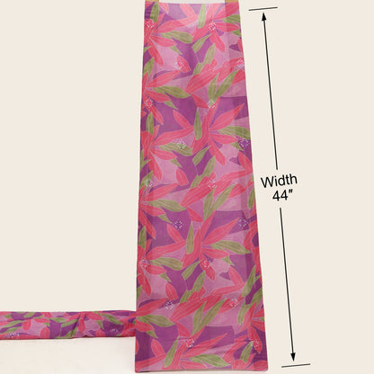 Mul Chanderi Print Fabric