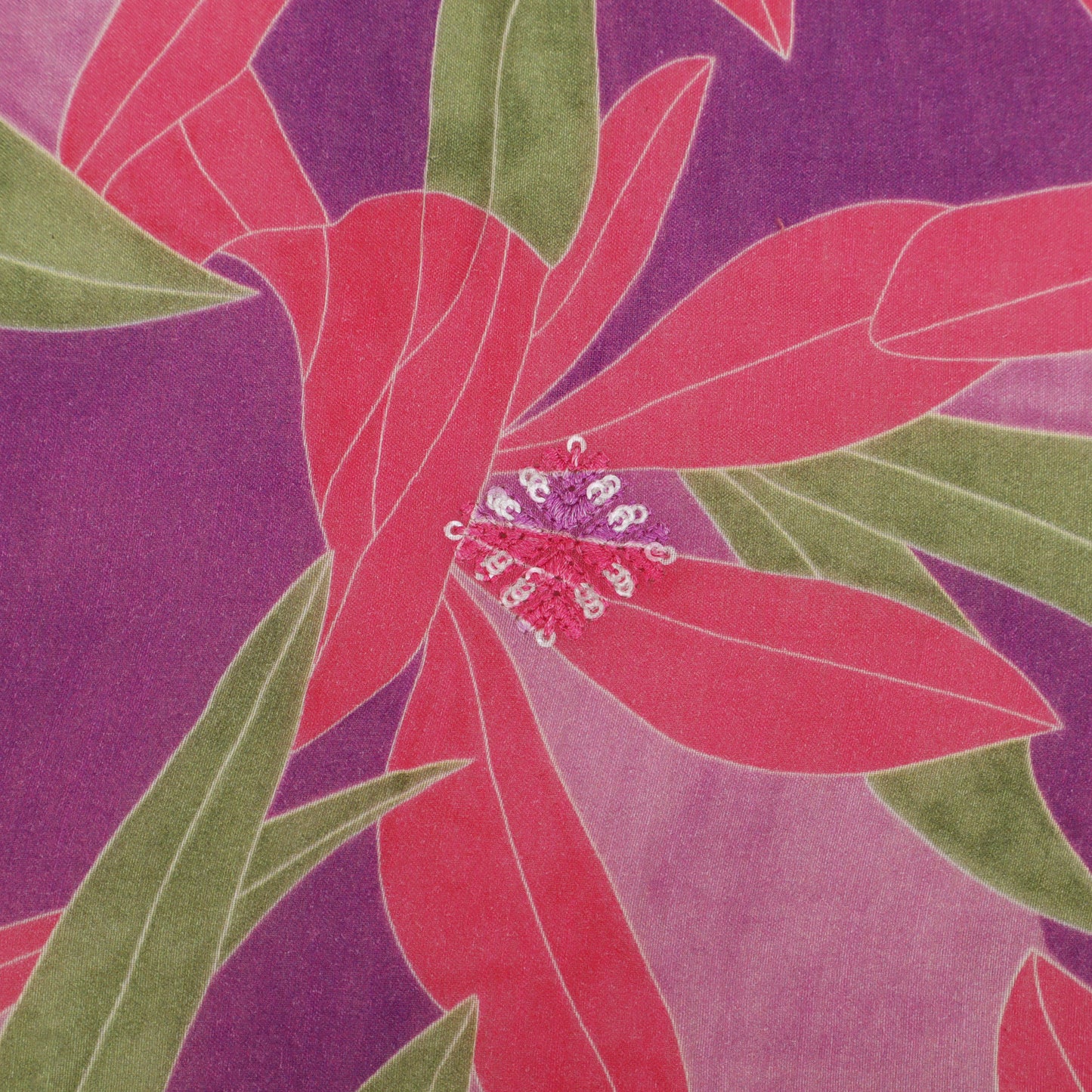 Mul Chanderi Print Fabric