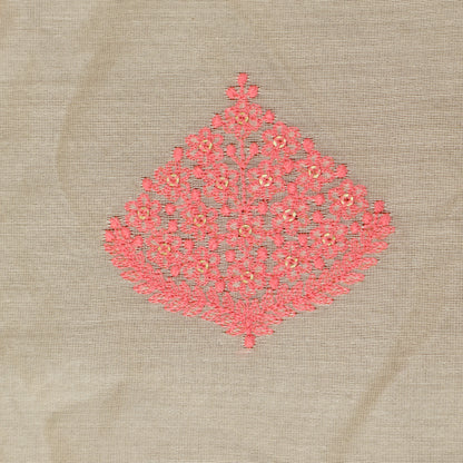 Chanderi Silk Embroidery Fabric
