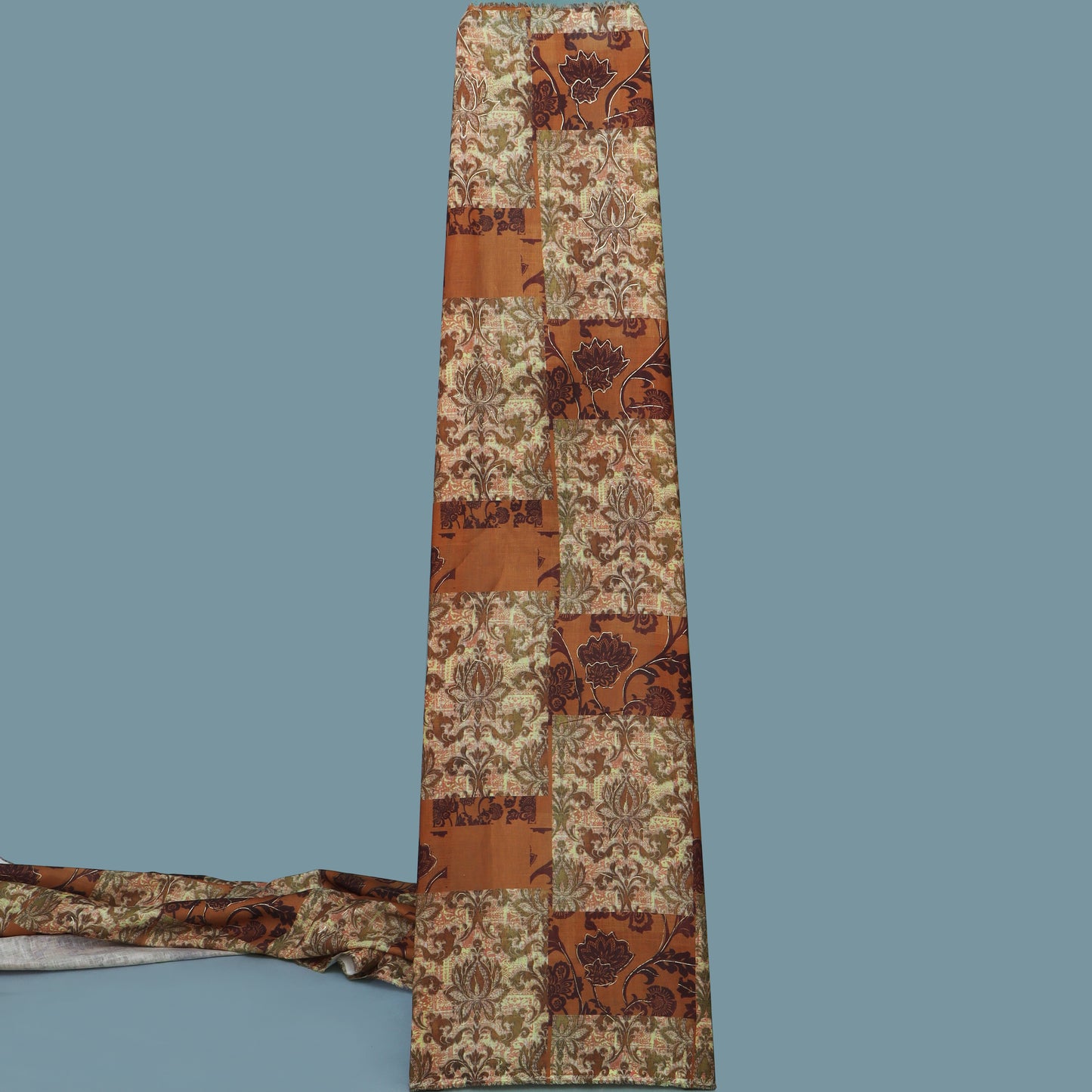 Multi-Color Linen Digital Foil Print 54" Fabric