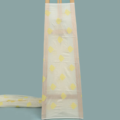 Chanderi Silk Embroidery Fabric