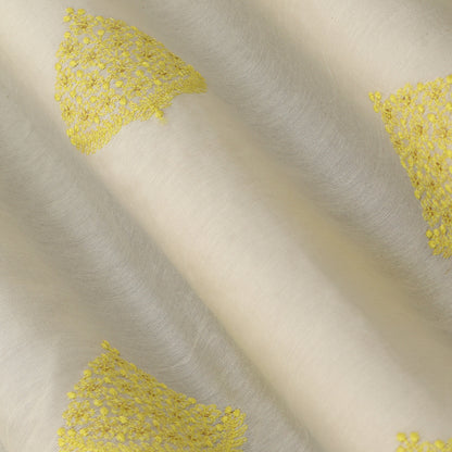 Chanderi Silk Embroidery Fabric