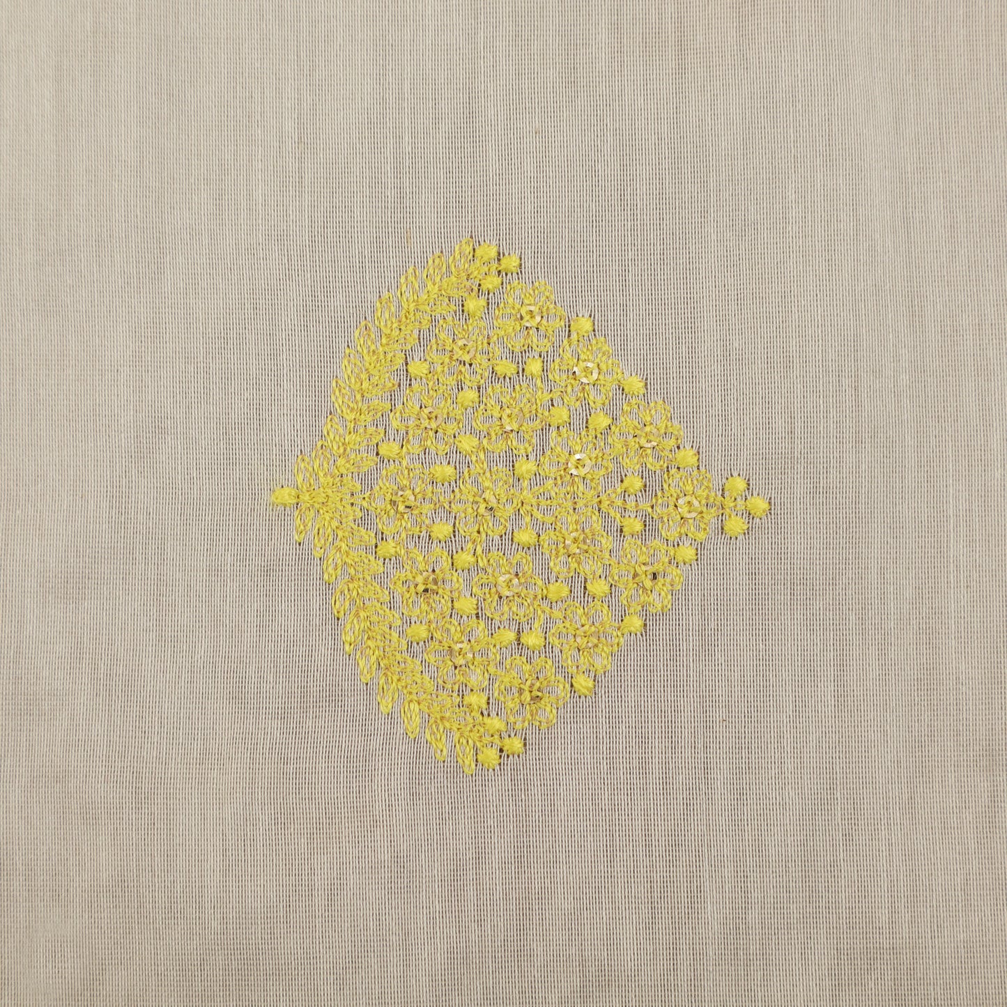 Chanderi Silk Embroidery Fabric